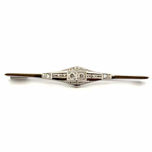 Broche Broche ancienne en or et diamants 58 Facettes