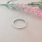 Bague Bague Demi Alliance Diamants 0,70 ct Or Blanc 58 Facettes AA 1473
