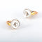 Boutons de manchette Boutons de manchettes or et nacre 58 Facettes