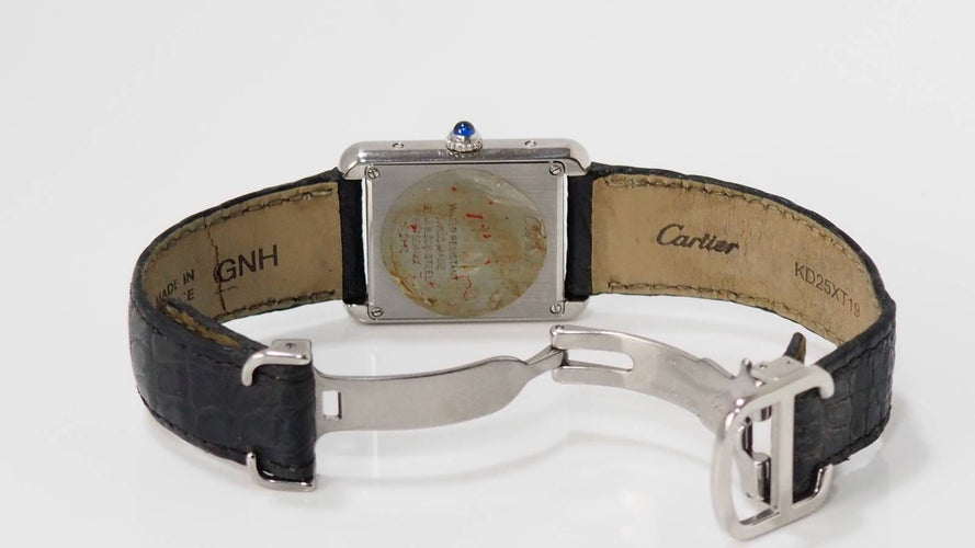 Montre Cartier - Montre Tank Solo en acier 58 Facettes 32152