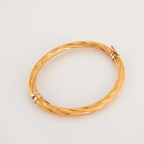Bracelet Bracelet Jonc or jaune 58 Facettes