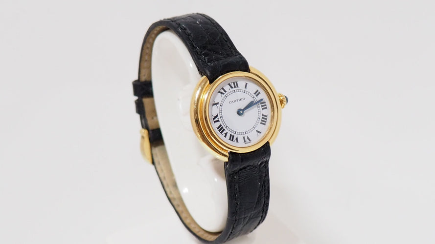 Montre Montre Cartier Vendôme Ellipse en or jaune 58 Facettes 31714