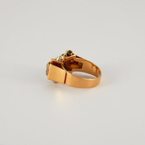 Bague 50 Bague Tank 2 ors Diamants 58 Facettes EL2-71