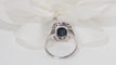 Bague 50 Bague Art Déco en Platine, Saphir & Diamants 58 Facettes 31741