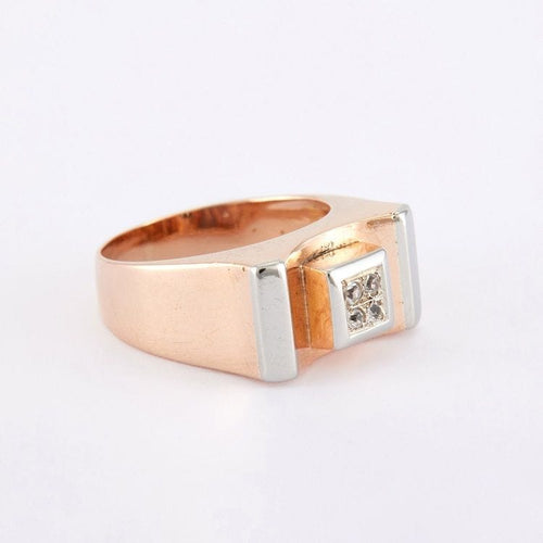 Bague Bague Tank 1940 2 Ors 58 Facettes