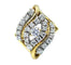 Bague Bague Vintage Or Jaune & Diamants 58 Facettes
