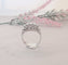 Bague Bague Jarretière Diamants Or Blanc et Platine 58 Facettes AA 1479