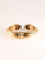 Bracelet Bracelet jonc en or jaune, saphirs, diamants et rubis 58 Facettes