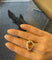 Bague Bague Citrine Art Deco 58 Facettes