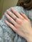 Bague 55 BAGUE NAPOLÉON III PERLE ET DIAMANTS 58 Facettes 061701