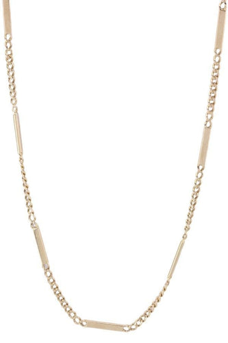 Collier Chaine maille bâton Or jaune 58 Facettes 076771