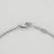 Bracelet Bracelet or blanc barrette diamants noirs 58 Facettes