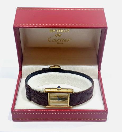 Montre Cartier - Montre De Femme Must 58 Facettes 3083/7