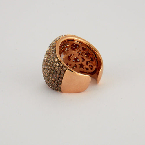 Bague 54 AL CORO - Bague Cocktail Quartz dégradé de Diamants 58 Facettes EL2-32