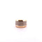 Bague Bague en or jaune 18 carats et pavage diamants 58 Facettes