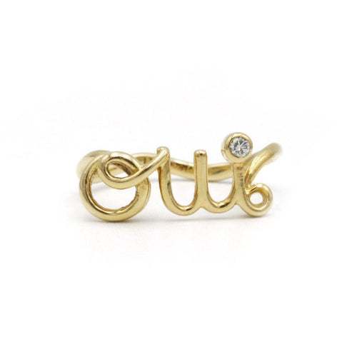 Bague 47 Bague en Or jaune Oui signée DIOR 58 Facettes 230161R