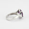 Bague 52 Poiray - bague améthyste cabochon, or blanc 58 Facettes