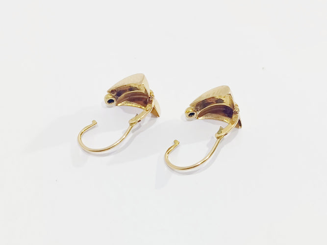 Boucles d'oreilles Boucles d'Oreilles Or Art Déco 58 Facettes 3099/1