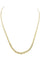 Collier COLLIER MAILLE HARICOT EN CHUTE 58 Facettes 058281