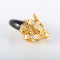 Bague 51 Bague tête de bélier en or jaune 58 Facettes