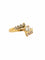 Bague 54 Bague croisée or jaune diamants 58 Facettes