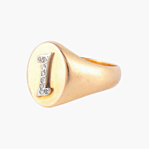 Bague 50 Bague Chevalière Femme 58 Facettes