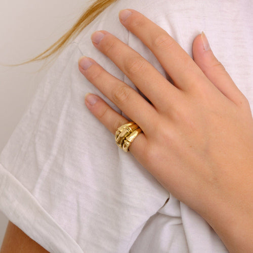 Bague 48 CARTIER - Bague Bambou 58 Facettes