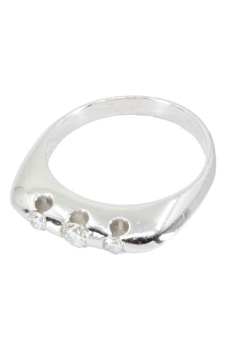 Bague BAGUE JARRETIÈRE DIAMANTS 58 Facettes