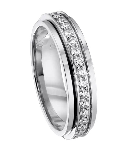Bague 53 PIAGET- Bague Possession Or blanc Diamant 58 Facettes G34PK553