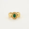 Bague 52.5 Bague Marquise Emeraude Diamants 58 Facettes