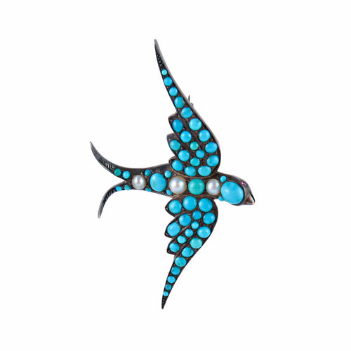 Broche Broche Hirondelle 58 Facettes