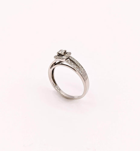 Bague 55 Solitaire MAUBOUSSIN Chance of Love 58 Facettes