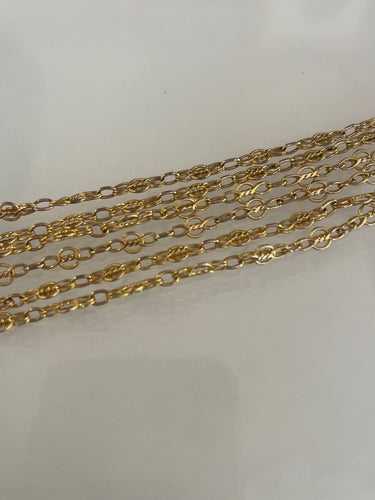 Collier Longue Chaine Ancienne Or Jaune 58 Facettes 1136122