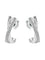 Boucles d'oreilles BOUCLES D'OREILLES OR BLANC PAVAGE DIAMANTS 58 Facettes