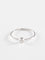 50 Bague Solitaire Saphir Blanc et Or Blanc 58 Facettes