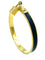 Bracelet Hermès. Bracelet Kelly métal doré et cuir 58 Facettes