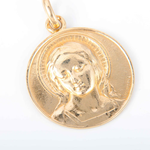 Pendentif Pendentif médaille religieuse Maria or jaune 58 Facettes 2790