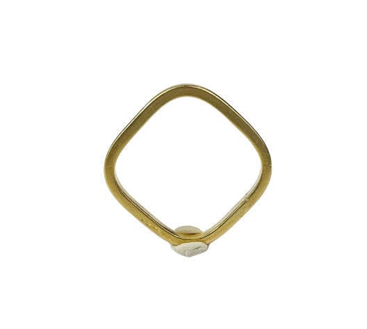 Bague 51 DINH VAN - Bague Alliance Carré 58 Facettes 20400000718