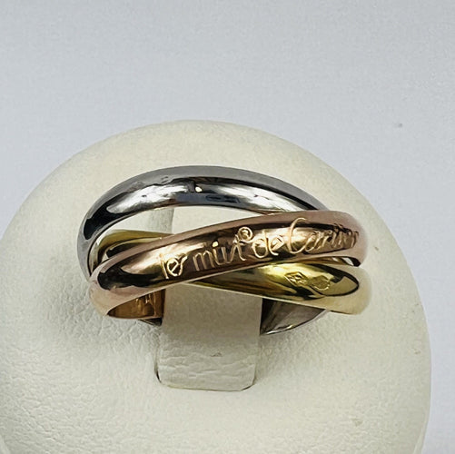Bague 52 CARTIER - Bague Le Must de Cartier 3 Ors 58 Facettes 20400000753