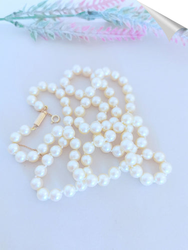 Collier Collier Perles de culture choker fermoir et chaîne or 58 Facettes AA 1539