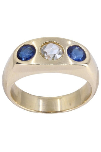 Bague 60 Bague jonc Or jaune Diamant Verre 58 Facettes 082031
