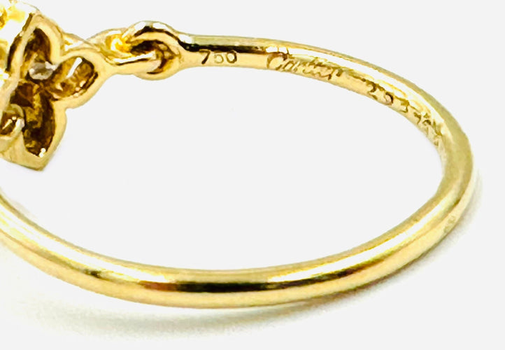 Bague CARTIER. Bague «Indes mystérieuses » or et diamants 58 Facettes