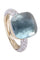 Bague 52 POMELLATO - Bague "Nudo maxi" Or jaune Topaze Diamant 58 Facettes 080591