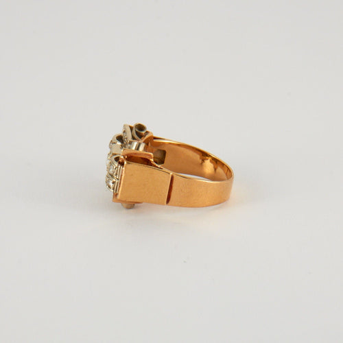Bague 50 Bague Tank 2 ors Diamants 58 Facettes EL2-71