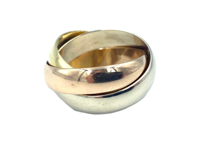 Bague CARTIER. Collection Trinity, alliance 3 ors GM 58 Facettes