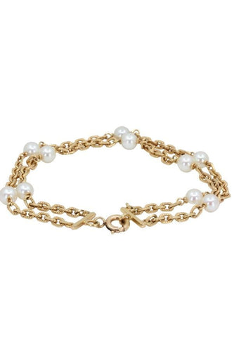 Bracelet BRACELET ANCIEN 2 RANGS PERLES 58 Facettes 049741