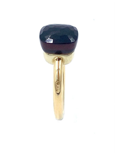 Bague 53 POMELLATO.  Collection Nudo, bague 2 ors et grenat 58 Facettes