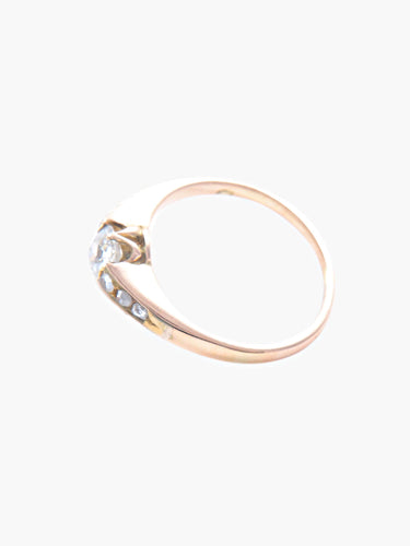 Bague Bague Solitaire Or Rose 58 Facettes