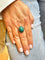 Bague Bague or argent turquoise diamants 58 Facettes