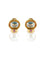 Boucles d'oreilles Boucles d'oreilles Clips Topazes Rubis Perles 58 Facettes